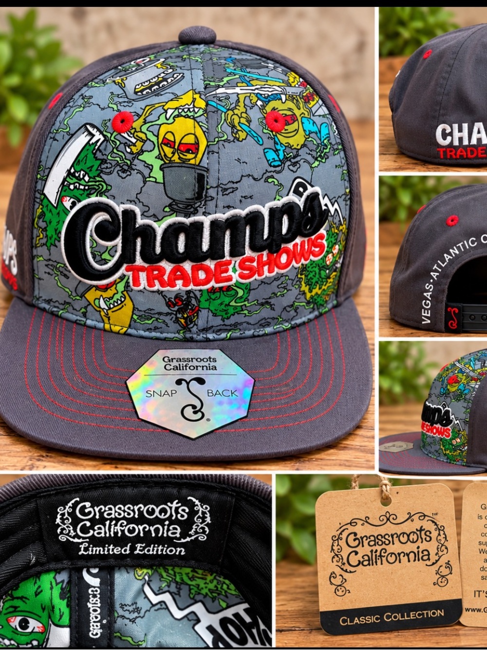 Grassroots California Champs Trade Shows Limited Edition SnapBack